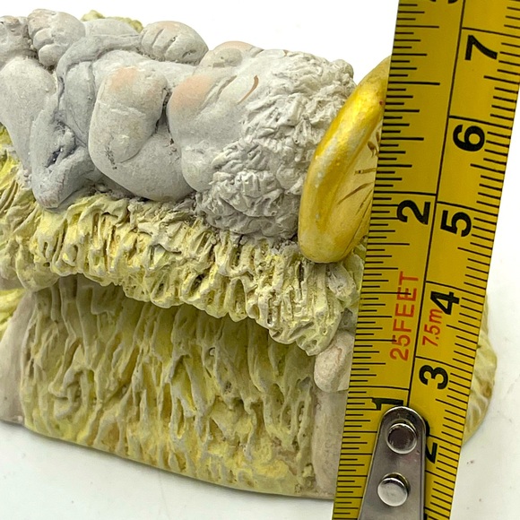 Cast Art Dreamsicles: Modesty Cherub & “Baby Jesus" Nativity Creche Figurines - Picture 13 of 16